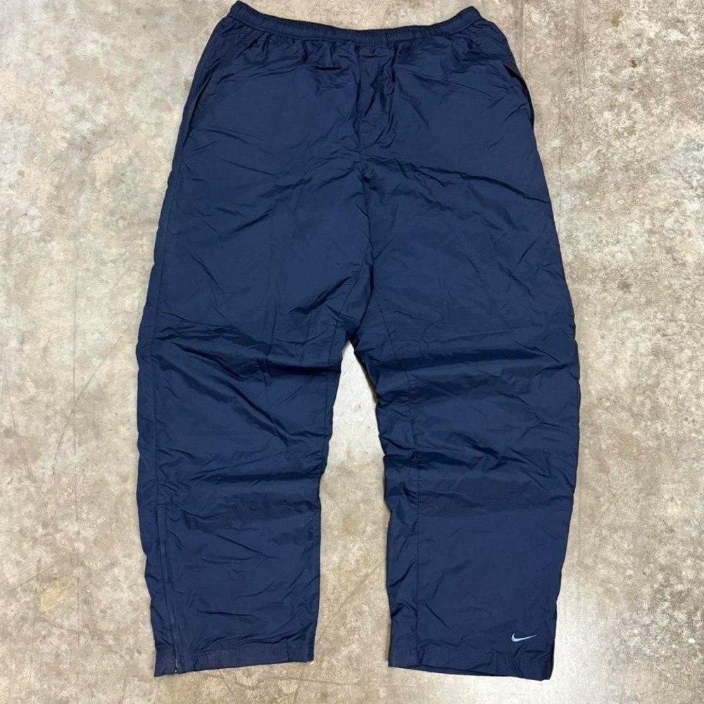 Vintage 90s‎ Navy Blue Nike Baggy Track Pants